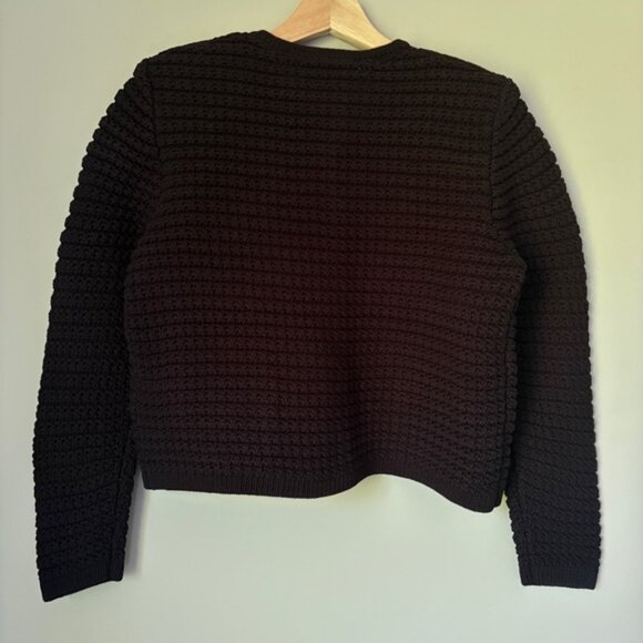 NEW Ba&sh Bash Gaspard Tweed Cardigan Jacket in Black | size 2 M US6 UK10 - Picture 12 of 14